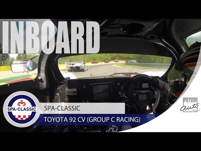 Toyota 92 CV Group C inboard at Spa-Francorchamps