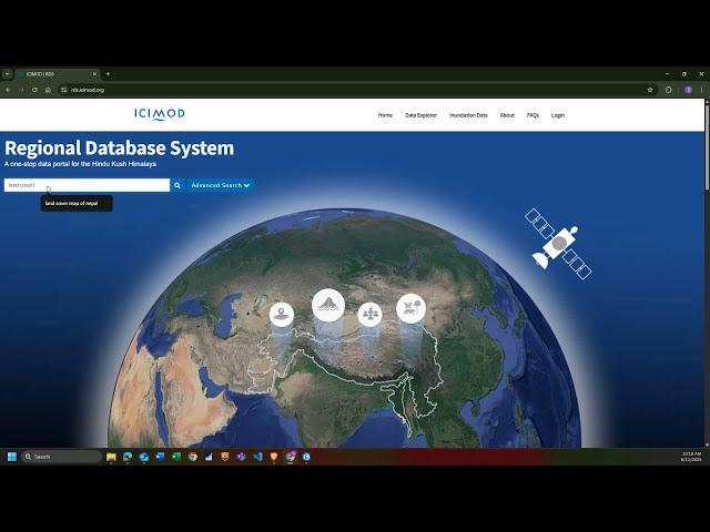 How to download Land cover data of Nepal from Regional Database System of ICIMOD
