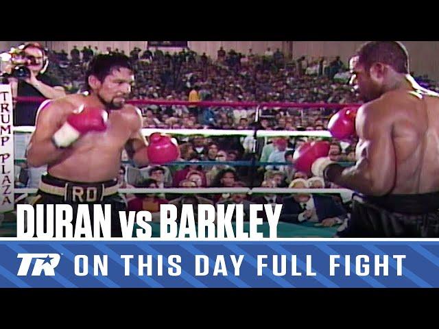 Roberto Duran's Legendary Night Against Iran Barkley | FULL FIGHT