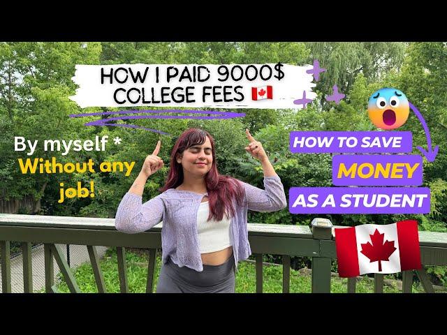 How I paid my College fees by myself without doing any job | Saving as a student | Manvi Gangwani