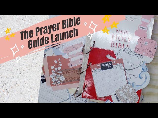 The Prayer Bible Guide Launch// Etched By Faith// The Maker Heart Studios