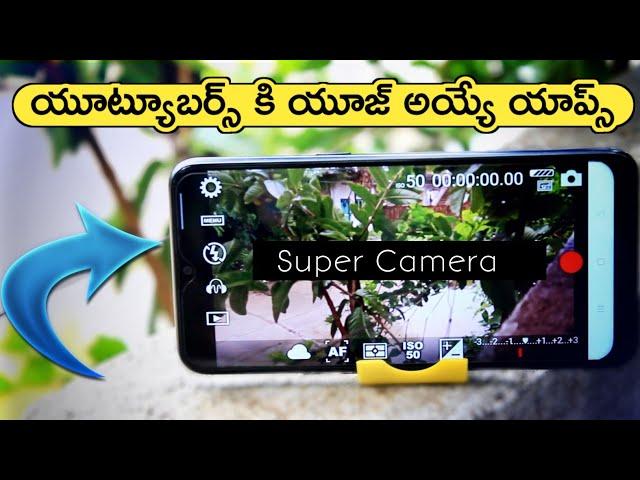 Top 3 Use full Apps for Youtubers in Telugu by Telugu Techpad