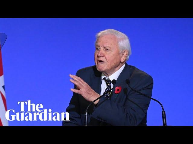 Cop26: David Attenborough urges leaders to turn ‘tragedy into triumph’