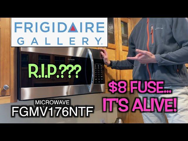 Frigidaire Gallery Microwave Fuse Blown... Dead!... Replaced... Repaired! FGMV176NTF