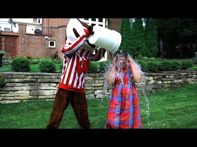 Chancellor Rebecca Blank takes the Ice Bucket Challenge for ALS