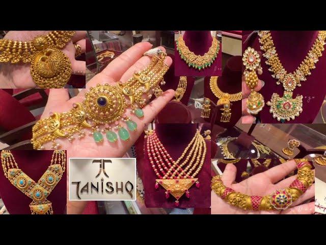 Tanishq 22k Best Necklace Designs with Price/Chick Necklace/Jadau Kundan Set/Jhumka/Bangalore/Deeya