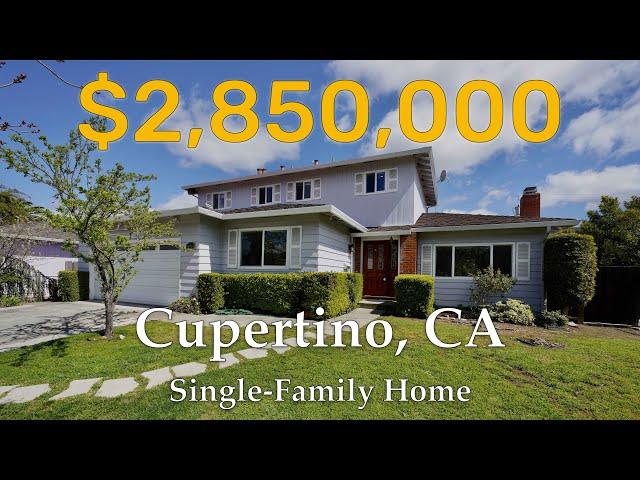 Tour a Single Family House in Cupertino, CA | Monta Vista High School | $2,850,000 | Sold