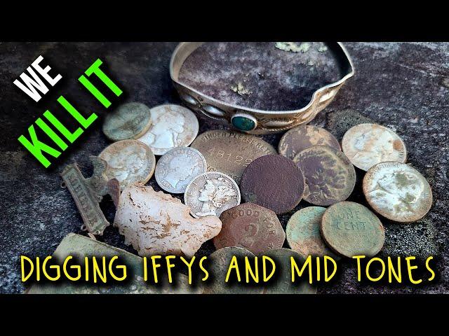 Metal Detecting iffy Signals & Mid Tones at Pounded Location! We Kill it!