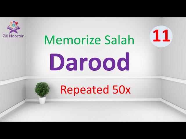 Durood | Repeated 50x | Memorize Salah for Kids 11