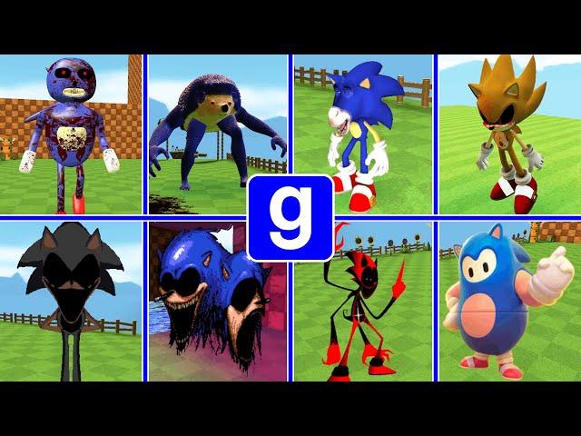 GMOD: All kinds of Sonic // All Sonic-Nextbots █ Garry's Mod █