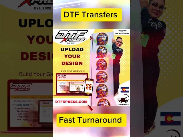 Dtfxpress Custom DTF Transfers  #dtftransfersheets #dtfprinting #dtfsupplier #dtfheattransfer