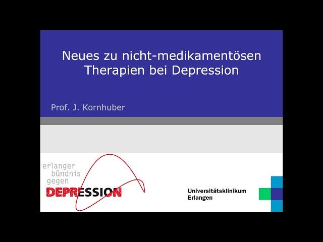 "Neues zu nicht-medikamentösen Therapien bei Depression