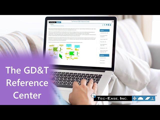 The GD&T Premium Reference Center by Tec-Ease