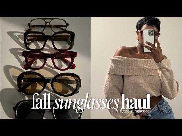 Fall Sunglasses Haul ft. Fytoo | Affordable + Trendy Reading, Prescription Sunglasses