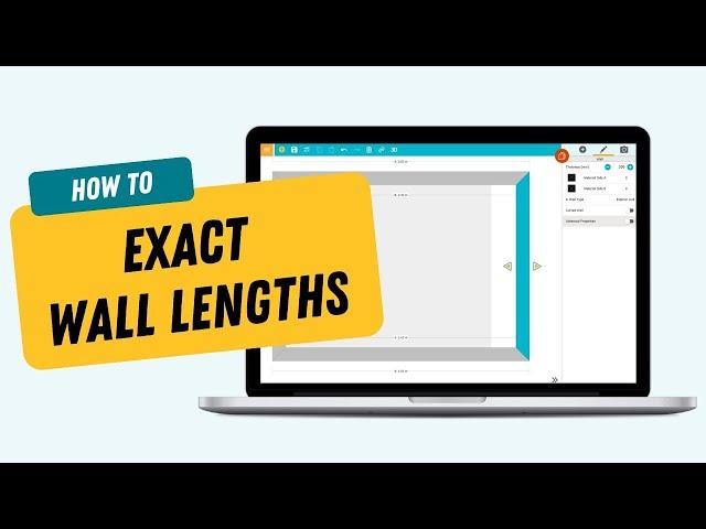 Draw Exact Wall Lengths - RoomSketcher App