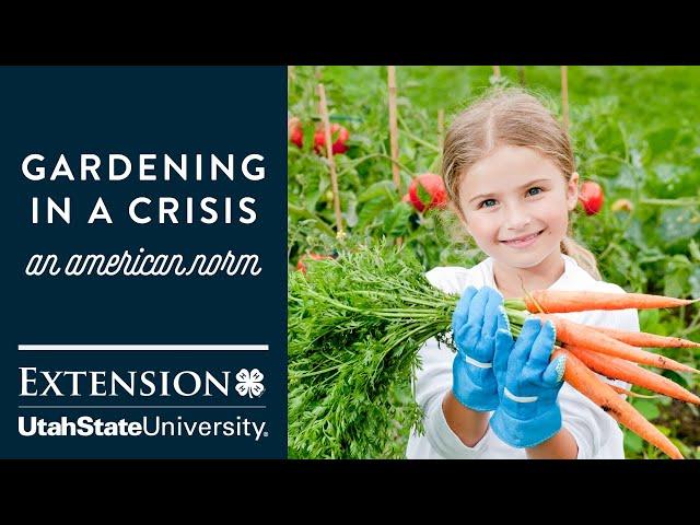 Gardening in Crisis: An American Norm