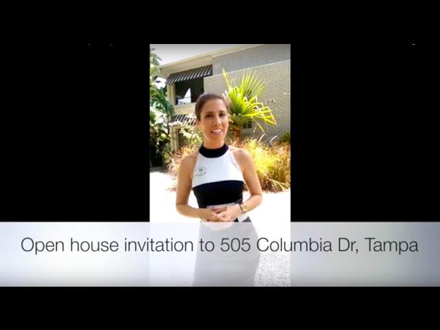 505 Columbia Dr, Tampa - A Stella Bella Open house invitation - Sunday May 15, 11am - 4pm