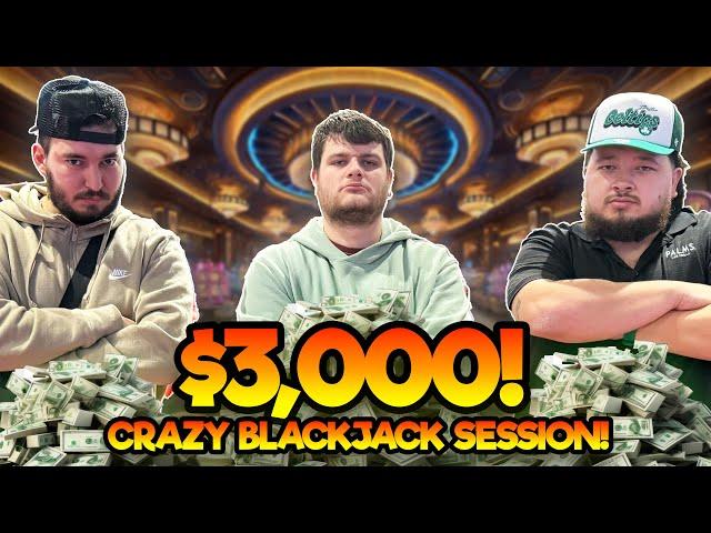 INSANE $3,000 Blackjack Session with Brettski!