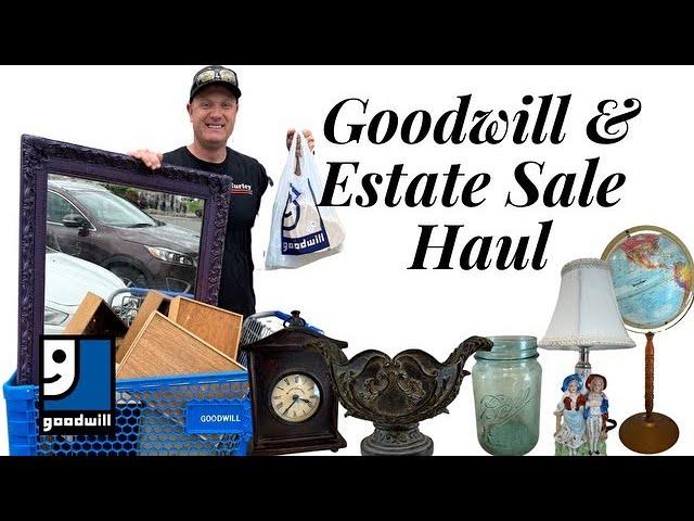 Goodwill, Thrift With Me Cottage Home Decor Haul For Reselling - Estate Sale, Antique Mall,