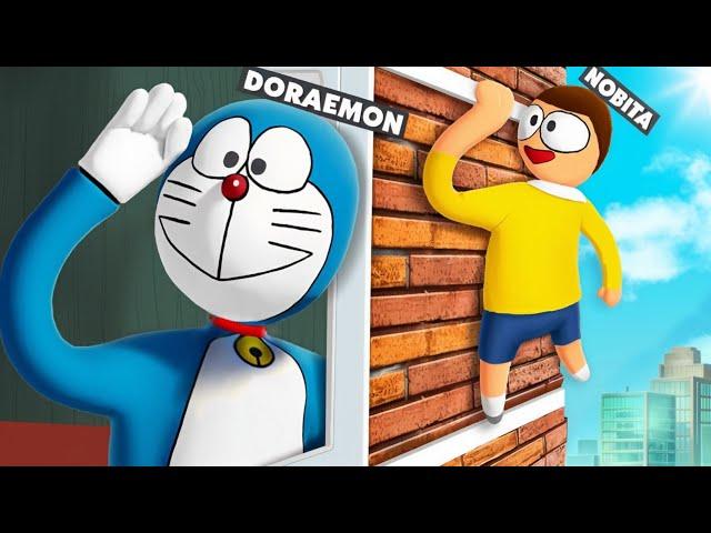 DORAEMON And NOBITA Playing Hide And Seek In HFF !!!