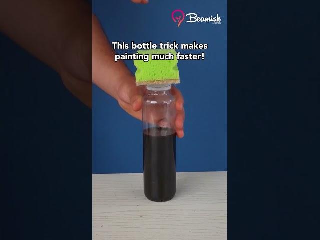 DIY Wood Painting Bottle #diy #wood #bottle #tricks