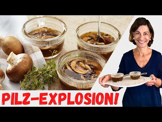 Geschmackvolle Pilzessenz | Kochen mit Ernährungsexpertin Dagmar von Cramm