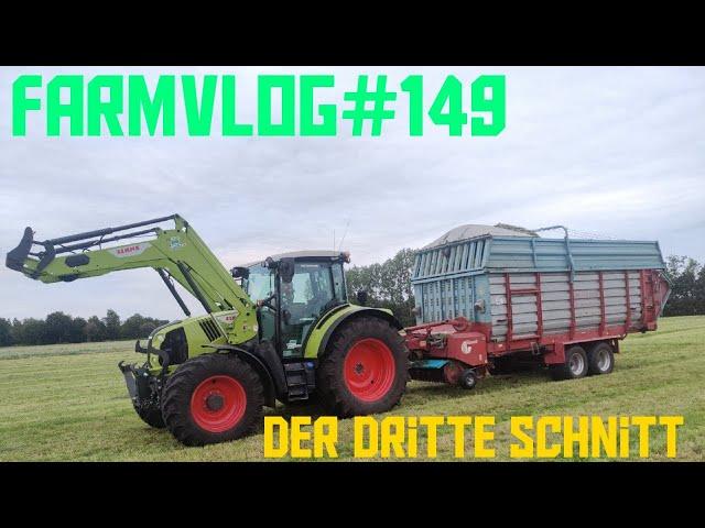 Farmvlog#149 Der dritte Schnitt/ der Hirsch zerlegt den Bullen