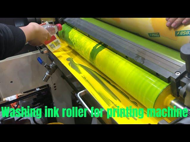 Cleaning ink roller& ceramic anilox roller for flexo printing machine