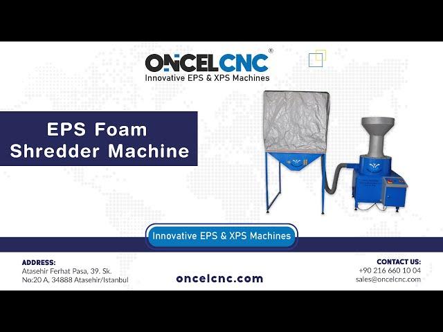 EPS FOAM SHREDDER MACHINE