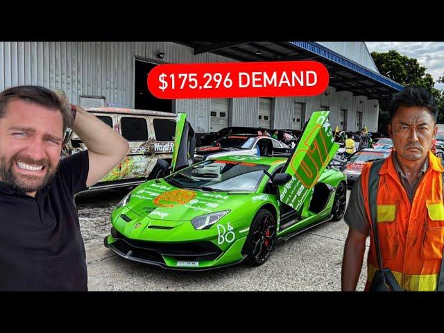 END OF THE ROAD? CUSTOMS DEMAND $175,296 FOR MY LAMBORGHINI TO CROSS BORDER!