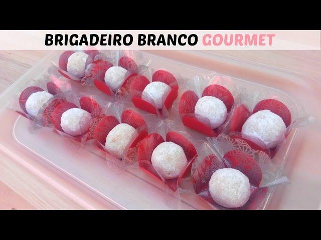 Brigadeiro Branco Gourmet com apenas 2 ingredientes | Por Rúbia Carolina