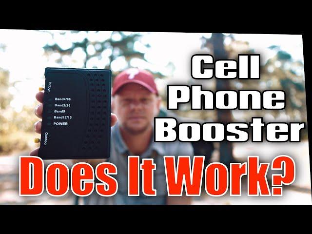 Boosting Your Cell Signal: Is this Cell Phone Booster from Amazon Worth It? | Camping Gear Review