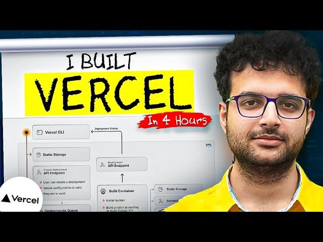 Code along - I built Vercel in 4 Hours (System Design, AWS, Redis, S3)