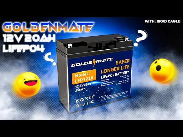 Goldenmate 12v 20ah LiFePO4