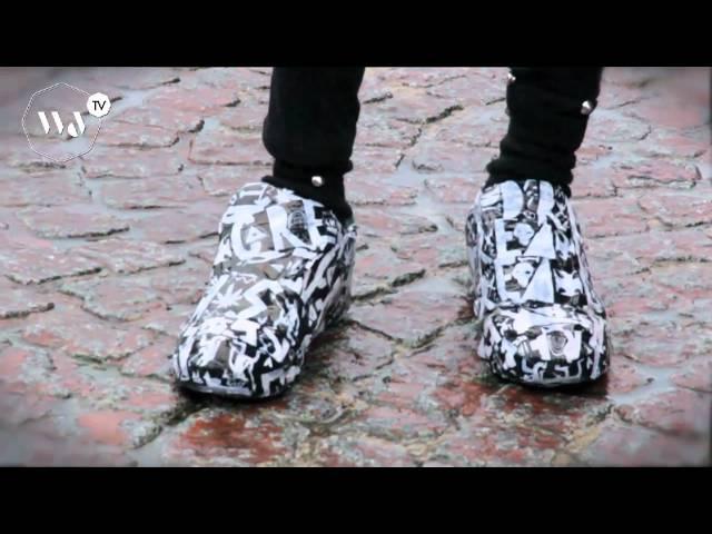 Streetstyle Paris, Zelig - pull oversize et baskets graphiques