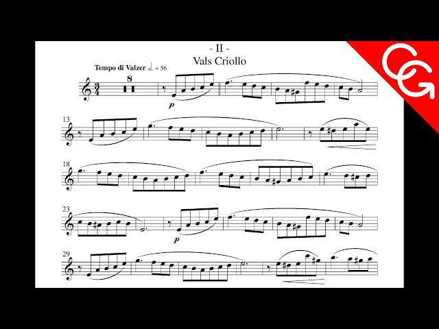 MANGANI TRE DANZE LATINE - Vals Criollo Corrado Giuffredi, clarinet