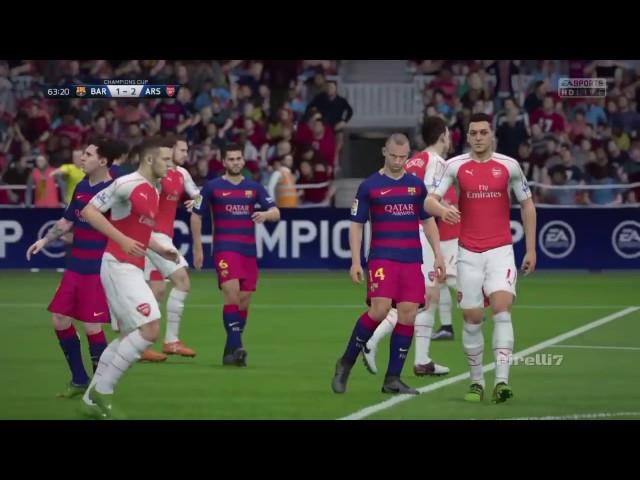 FIFA 16 Predicts: FC Barcelona vs Arsenal Legendary Difficulty - by Pirelli7