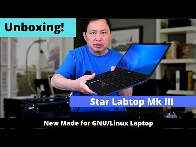 Unboxing a new "Made for Linux" Laptop: Star Labtop Mk III