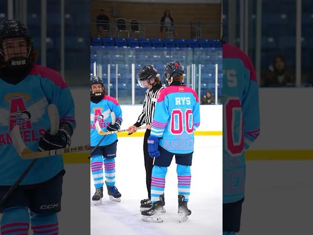 Bro Is Using A Wooden Stick #hockeyteam #hockey #shorts