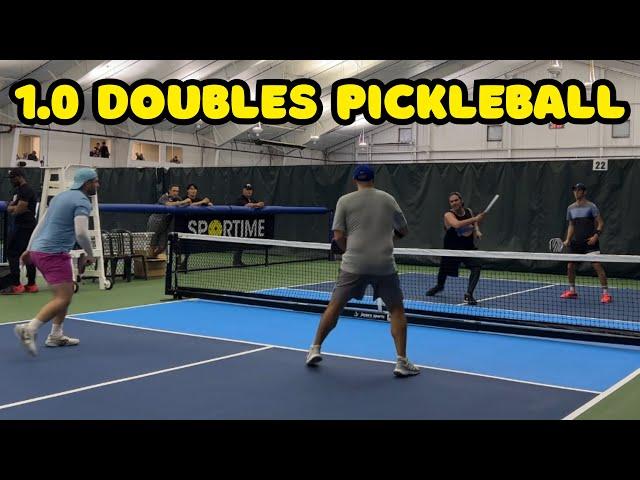 1.0 Mens Doubles Pickleball Tournament | Matt & Hudson vs Rob & Eric | Sportime Port Washington