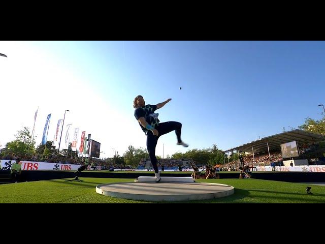 Complete Men's Shot Put Final.  Zürich Diamond League, Day 1, Sechseläutenplatz, September 8, 2021.