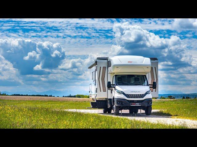 PROTEC Q18 classic - mobilehome with double FULLSLIDEOUT wohnmobil camper mobilehome protecmobil