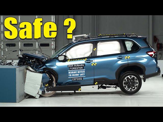 Is the 2025 Subaru Forester a Crash Test Champion?!