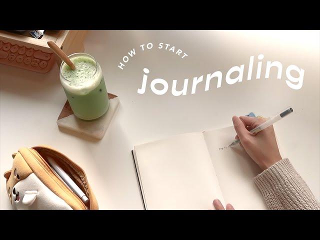 how to start journaling & actually enjoy it!  (setting goals, choosing the right journal)