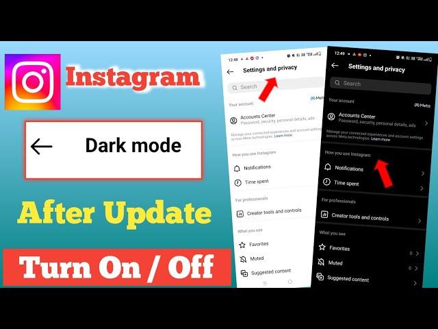 Instagram Dark Mode Kaise Enable Kare | How To Enable Dark Mode On Instagram | Instagram Dark Mode