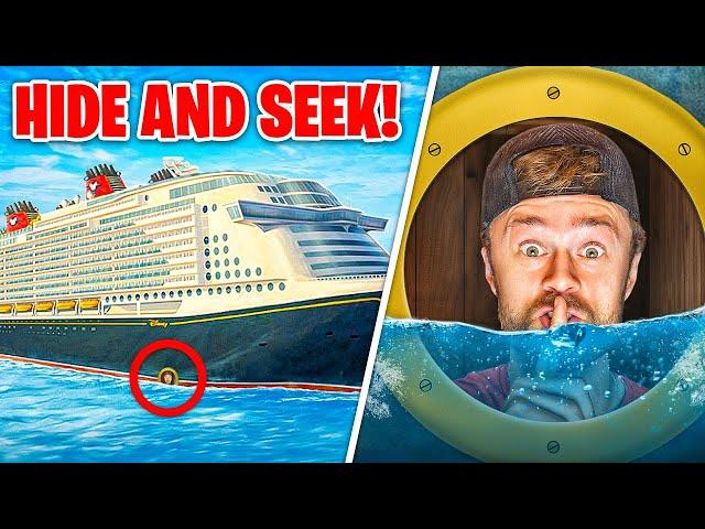 EXTREME HIDE AND SEEK ON WORLDS LARGEST CRUISE!!