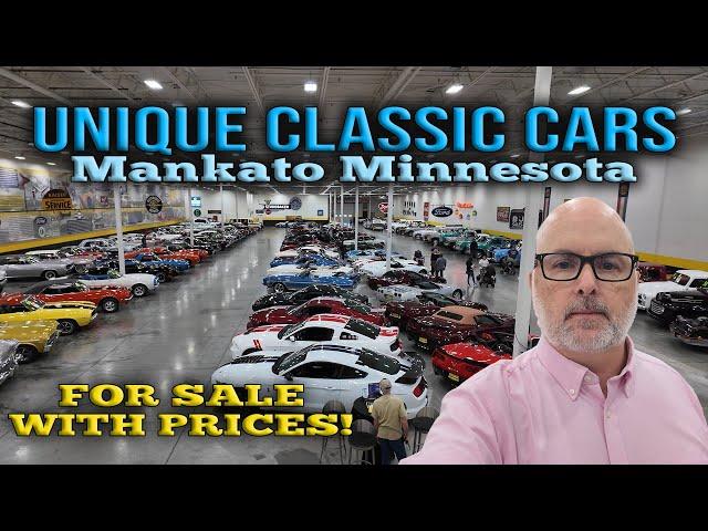 CLASSIC CARS FOR SALE !! Unique Classic Cars Lot Walk August 2024 - muscle cars - street rods