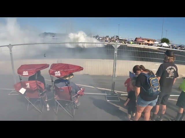 The DUCT TAPE DRAGS and VICE GRIP GARAGE Burnout Pit!