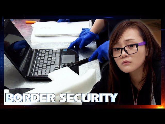 Security on High Alert When Laptop Tests Positive For Narcotics  S13 Ep 6 | Border Security
