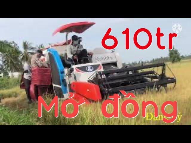 NÔNG THÔN TV | máy cắt kubota dc70 plus mới 610tr mở đồng vụ đông xuân Cà mau